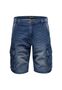 Cargoshorts aus Denim mit Waschung und Stretch A&S
