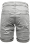 Stretch Denim Bermuda Shorts mit Umschlag und 5-Pocket-Design A&S