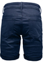 Stretch Denim Bermuda Shorts mit Umschlag und 5-Pocket-Design A&S
