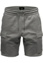 Sweat Bermuda Shorts mit elastischem Bund und Cargotaschen A&S