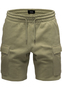 Sweat Bermuda Shorts mit elastischem Bund und Cargotaschen A&S