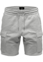Sweat Bermuda Shorts mit elastischem Bund und Cargotaschen A&S