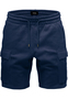 Sweat Bermuda Shorts mit elastischem Bund und Cargotaschen A&S