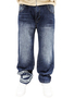 Lockere Baggy Jeans im Loose Fit mit Coin-Crown Design