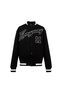 Unisex College Jacke mit Logo Stick und Applikationen