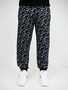 Baggy Design All Over Jogger mit Print und B�ndchen