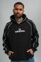 Hoodie mit Logo und Kontrastdetails Stickereien �rmeltasche