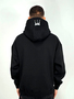 Oversize Hoodie mit Frottee Logo und Zip-Tasche am �rmel