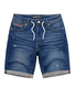 Egomaxx Casual Distressed Denim Shorts mit Kordelzug