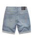 Egomaxx Casual Distressed Denim Shorts mit Kordelzug