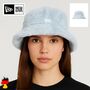 New Era Teddy Bucket Hat himmelblau aus flauschigem Stoff