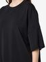 Oversize T-Shirt mit Rundhals und Kurzarm 