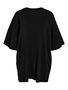 Oversize T-Shirt mit Rundhals und Kurzarm 