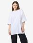 Oversize T-Shirt mit Rundhals und Kurzarm 