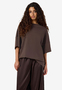 Oversize T-Shirt mit Rundhals und Kurzarm 