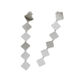 Lange Ohrstecker mit geometrischen Anh�ngern