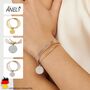 Schlichtes Armreif Set mit Coin Anh�nger