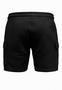 Egomaxx Sweat Shorts mit Cargo Design und Kordelzug