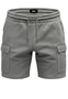 Egomaxx Sweat Shorts mit Cargo Design und Kordelzug