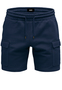 Egomaxx Sweat Shorts mit Cargo Design und Kordelzug
