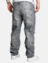 Loose Fit Baggy Jeans mit Used Look - A&S