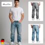 Loose Fit Baggy Jeans mit Used Look - A&S