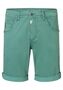 Gestreifte Bermuda Shorts mit Taschen und G�rtelschlaufen
