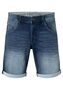Jeansshorts mit aufgerolltem Saum und f�nf Taschen