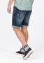 Jeansshorts mit aufgerolltem Saum und f�nf Taschen