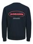 Jack & Jones Sweater Pullover mit Rundhals und Logo-Prints