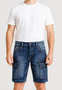 Egomaxx Stretch Denim Cargo Bermuda mit Knopfleiste f�r Herren