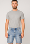 Egomaxx Stretch Denim Cargo Bermuda mit Knopfleiste f�r Herren