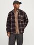 Jack & Jones Gekn�pftes Sherpa Hemd Jacke mit Karomuster und Taschen
