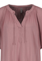 Luftige Viskosebluse mit V-Ausschnitt und Kurzarm