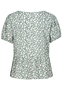 Blumentop mit Schn�rung, Kurzarm Offen