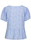 Blumentop mit Schn�rung, Kurzarm Offen