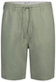 Legere Leinen Bermuda Shorts Elastische Taille 