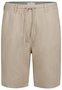 Legere Leinen Bermuda Shorts Elastische Taille 