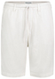 Legere Leinen Bermuda Shorts Elastische Taille 
