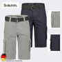 Karierte Capri Cargo-Shorts mit G�rtel