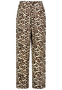 Bequeme Leopardenmuster Hose mit Elastischem Bund