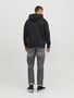 Jack & Jones Bequemer Kapuzenpullover mit dezentem Schriftzug Robust