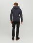 Jack & Jones Bequemer Kapuzenpullover mit dezentem Schriftzug Robust