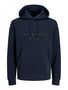 Jack & Jones Bequemer Kapuzenpullover mit dezentem Schriftzug Robust