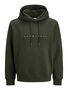 Jack & Jones Bequemer Kapuzenpullover mit dezentem Schriftzug Robust