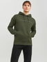Jack & Jones Bequemer Kapuzenpullover mit dezentem Schriftzug Robust