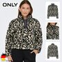 Kuscheliges Sweatshirt mit abstraktem Muster und Halbrei�verschluss