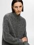 Warmer Knit Cardigan mit Stehkragen und Rei�verschluss