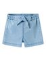 Klassische Shorts mit Schleifendetail und elastischem Bund