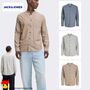 Jack & Jones Langarm-Hemd mit Brusttasche und Knopfleiste